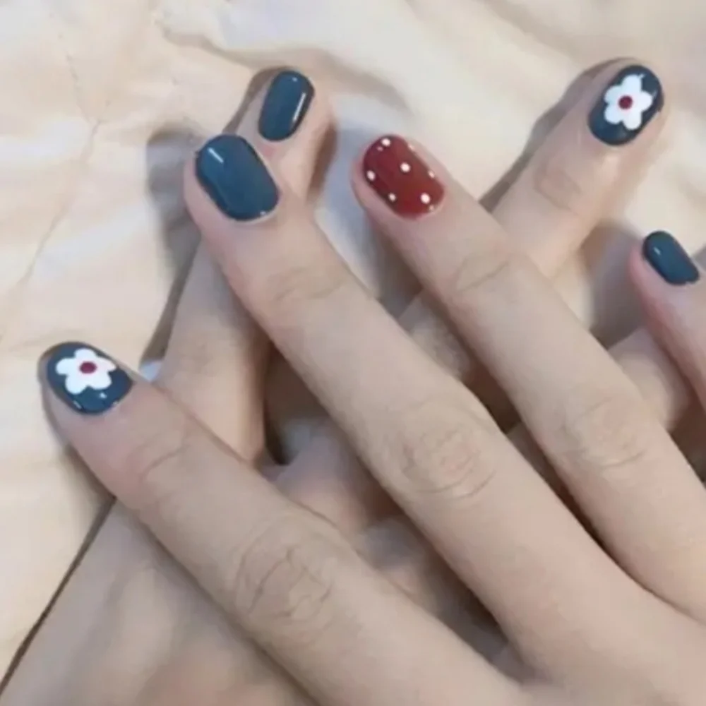 2/$16 Floral & Polka-dots Press On Nails